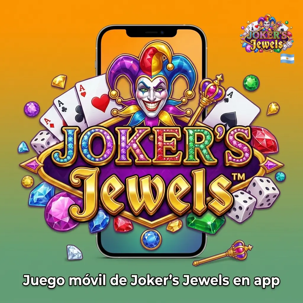 Joker's Jewels en app móvil para Android e iOS con acceso rápido, bonos y juego táctil optimizado