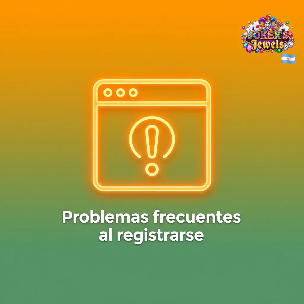 Jugador resolviendo problemas frecuentes al registrarse en casino con Joker's Jewels en Argentina