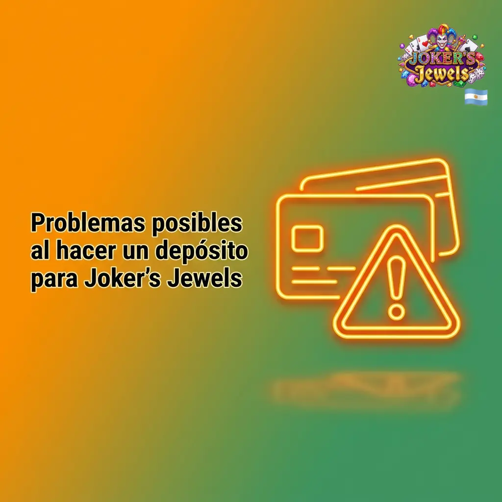 Problemas comunes al depositar en Joker's Jewels en Argentina: rechazos bancarios, demoras y errores técnicos