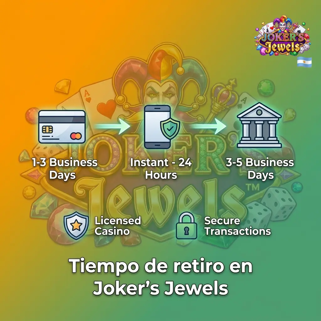 Tiempo de retiro en Joker's Jewels: billeteras digitales, cripto, tarjetas y transferencias bancarias en casinos online
